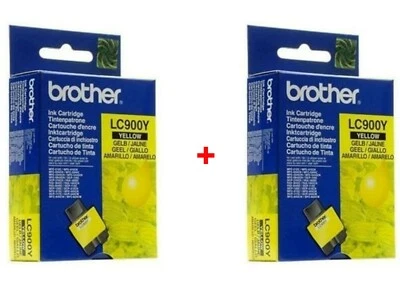 2 Stück Brother LC-900 LC 900 Yellow Patrone DCP 110C 115C 116C # H282-A3 - Bild 1 von 3
