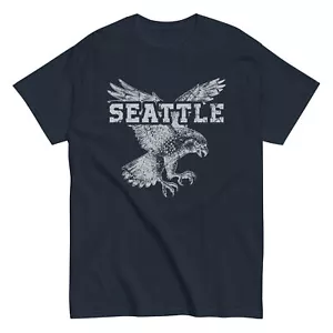 SEATTLE Shirt wa washington bird seahawk retro dad son gift father birthday mom - Picture 1 of 6