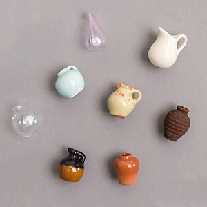 Magnetic Mini Vase Refrigerator Magnet Succult Flower Pot Home Decor 8PCS - Picture 1 of 21