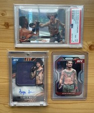 Sean O'Malley 2018 Topps UFC Chrome Refractor RC Rookie Card Mat Relic Auto LOT