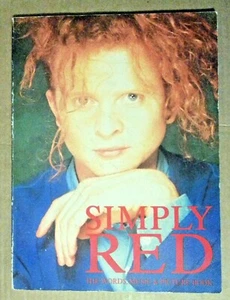 RACCOLTA SPARTITI SIMPLY RED THE WORDS MUSIC & PICTURE BOOK OTTIME CONDIZIONI - Foto 1 di 1