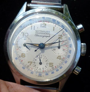 Mens Wittnauer Professional Chronograph Mens Valjoux 72 Watch 6002/5 - Picture 1 of 11