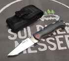 J&V Forester Messer Spike Yute Micarta14C28N Stahl Backlock Taschenmesser + Etui