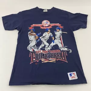 Camiseta Gráfica Vintage Años 90 Nutmeg Mills New York Yankees Triple Amenaza Para Hombre L - Imagen 1 de 13