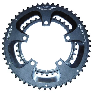 New* Praxis Levatime Cold Forged 52/36 Mid Compact Chainring Set Matte Black 110 - Picture 1 of 1