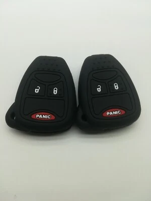 2*Cubierta de llave remota para JEEP WRANGLER BRÚJULA CHRYSLER ASPEN PT CRUISER DODGE RAM Foto 1 de 4