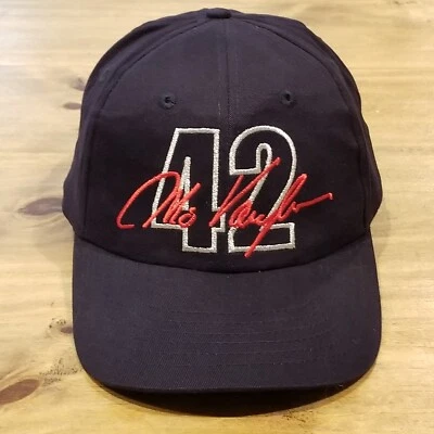 Vintage Mo Vaughn Anaheim Angels Hat Cap Strap Back Stadium Promo One Size - Image 1 of 4