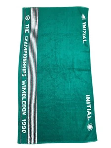 Wimbledon Tennis Towel 1990 Vintage Christy Green The Championship Purple Play - Picture 1 of 15