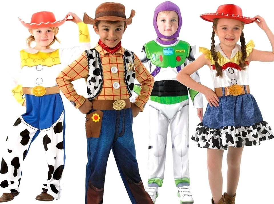 Fantasia Infantil Disney TOY STORY Fantasia Deluxe Jessie Buzz Woody Dia do Livro Criança - Imagem 1 de 1