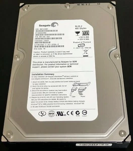 Seagate NL35.2 400 GB,Internal,7200 RPM,3.5" ST3400633NS Hard Drive - Picture 1 of 1
