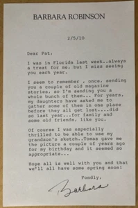 Stories by Barbara Robinson, 2009 Self-Published Book with Two Author Signatures - Picture 1 of 10