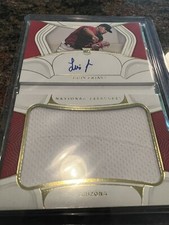 2022 Panini National Treasures - Rookie Signatures Jumbo Material Luis Frias