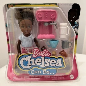 Barbie Chelsea Can Be Barista Doll Set You Can Be Anything Career Mattel Playset - Picture 1 of 7