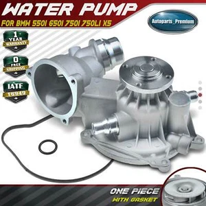 New Engine Water Pump for BMW E60 E63 E65 E65 E70 550i 650i 750i 750Li X5 4.8L - Picture 1 of 8