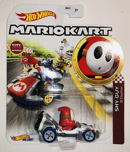 Hot Wheels 2020 Mariokart Shy Guy B-Dasher 1/64 Diecast Character Cars - Picture 1 of 1
