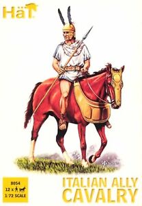 HAT 1/72 Ancients Punic War Italian Ally Cavalry Figures Set 8054 NEW!