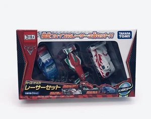 Takara Tomy Disney Pixar Cars2 Racer 3 Cars Set Japan Disney Limited 2007 NEW - Picture 1 of 10