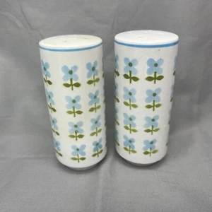 Vintage Mikasa Cera-Stone Sachets Salt and Pepper Shakers Set READ - Picture 1 of 9