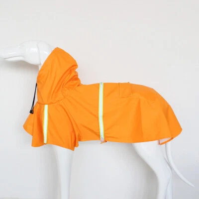 Impermeable Mascota Perro Lluvia Abrigo Reflectante Chaleco Chaqueta Impermeable con Capucha Ropa Foto 1 de 4