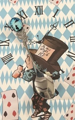 Cuchara de té Alicia en el País de las Maravillas juego de cubiertos de regalo gato café miel Foto 1 de 4