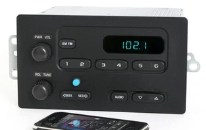Chevy GMC Truck 2003-2008 AM FM Radio w Bluetooth Music OEM 15131157 - Picture 1 of 6