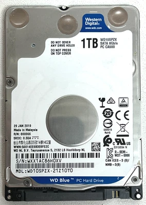 WESTERN DIGITAL WD10SPZX 1TB 2.5" 128MB SATA HDD Hard drive laptop - Image 1 of 4