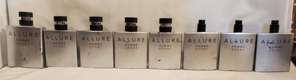 8 CHANEL ALLURE HOMME SPORT EAU DE TOILETTE colonia 150 ml + 100 ml *ENVÍO GRATUITO* Foto 1 de 1