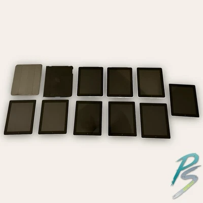 Lot of 9 - Apple iPad A1219, A1337, A1395, A1458 - Untested/AS IS - Image 1 of 2