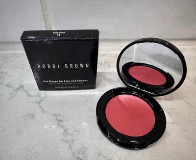 *NEW* BOBBI BROWN Pot Rouge for Lips and Cheeks PALE PINK 11 Full Size - Image 1 of 3