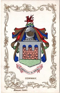 CAERNARVONSHIRE - CONWAY, HERALDIC  BY JA-JA - Picture 1 of 2