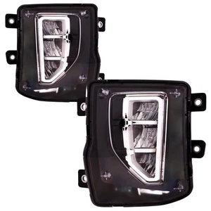 Fog Lights Set LED Type Fits 2016-2019 Chevrolet Silverado Truck Pickup - Picture 1 of 8