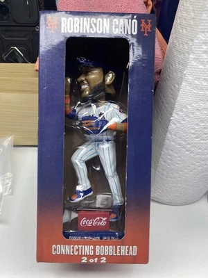 Robinson Cano Connecting Bobblehead New York NY Mets Coca Cola 2 de 2 2020 nuevo Foto 1 de 4