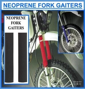 Proline Neopren Gabel Bein Gamaschen 40x400mm Motocross Enduro Bike Teil Schutz - Picture 1 of 8