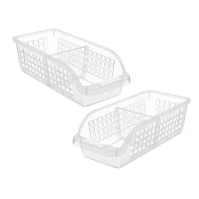  Set of 2 Küchen Aufbewahrungsbehälter Lagerboxen Mit Deckel Kühlschrankbehälter - Bild 1 von 4