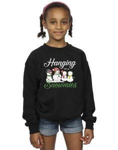 Christmas Girls Hanging With My Snowmies Sweatshirt - Picture 1 of 7