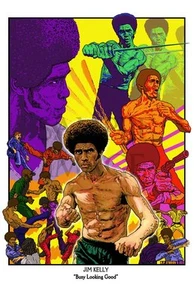 Jim Kelly Blackbelt Jones Enter the Dragon, kung fu karate blaxploitation - Picture 1 of 7