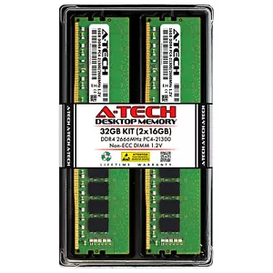 32GB 2x16GB DDR4-2666 Supermicro X11SAE C7Z170-SQ C7Z270-PG C9Z390-CG Memory RAM - Picture 1 of 10