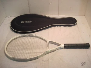 OLD WILSON CODE NI OVERSIZE TENNIS RACQUET AND COVERSOLID NICE SPORTING GOODS - Picture 1 of 12