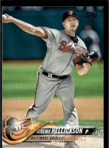 2018 Topps Series 2 Jeremy Hellickson Baltimore Orioles #619 5 Card Lot - Picture 1 of 2