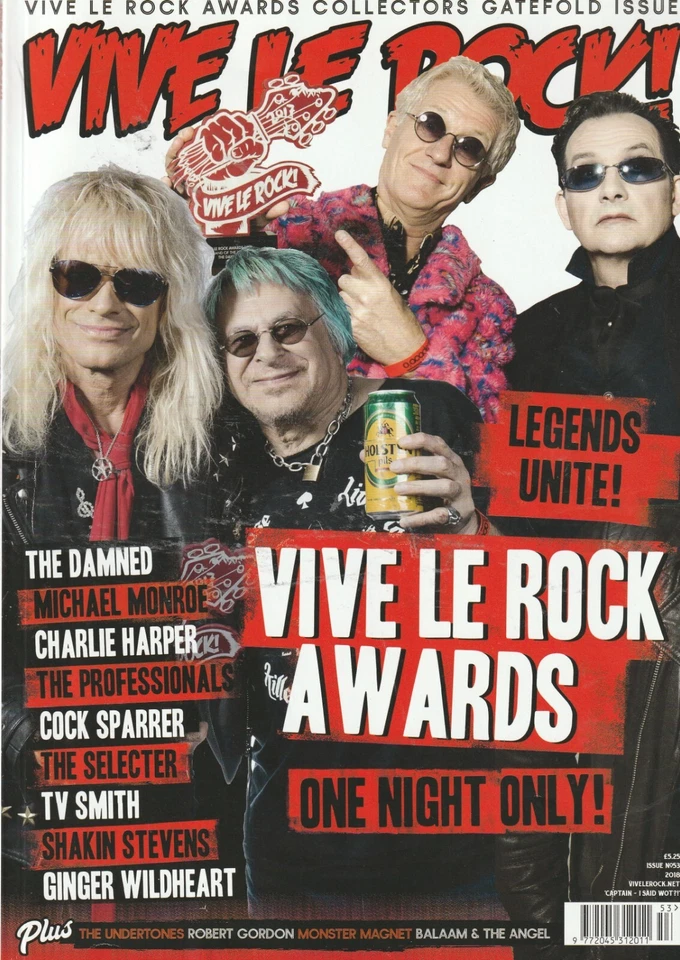 Vive Le Rock Magazine - Awards Special - Issue No.53 Damned Selecter TV Smith - Image 1 of 1