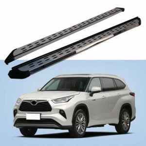 2PCS Running Board Fits For Kluger Highlander XU70 2020-2023 Side Step Nerf Bar - Picture 1 of 12