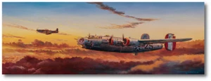 Teammates by Rick Herter - Consolidated B-24 Liberator, P-51 Mustang - Aviation - Picture 1 of 1