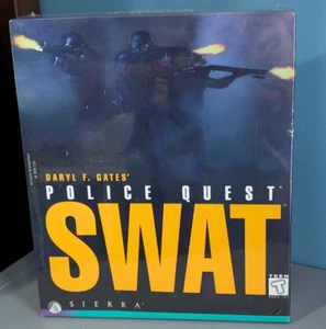 Police Quest SWAT Sierra (1995 PC Game Big Box) Daryl F. Gates New & Sealed - Picture 1 of 11