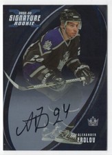 2002-03 Be a Player Signature Series Auto Alexander Frolov Auto Los Angeles