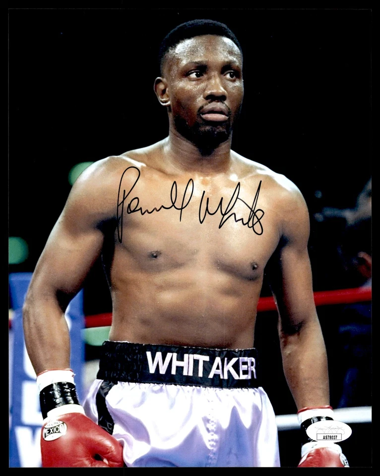 PERNELL WHITAKER SIGNED 8X10 PHOTO - BOXING - Image 1 of 1