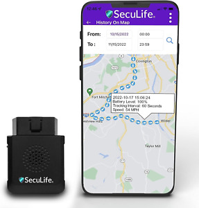 SecuLife Vehicles Car Truck GPS Tracker - $9 Monthly 4G LTE Real Time... 