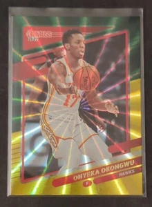 2021-22 Panini Donruss Onyeka Okongwu Verde Amarillo Láser Holo Paralelo #138 - Imagen 1 de 1