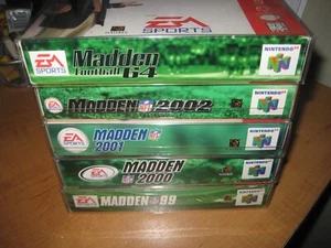 Nintendo 64 N64 Madden Football 1999-2002 Plus Madden 64 Todo Completo - Imagen 1 de 11