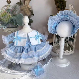 For Plush toy 10cm/15cm/20cm/40cm Dress Hairband Set Dress Up Doll Clothes Cute - Picture 1 of 2