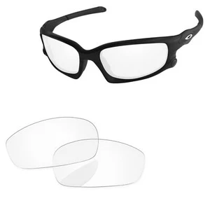 Lenslog Crystal Clear Replacement Lenses For-Oakley Split Jacket OO9099 - Picture 1 of 5